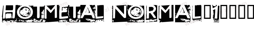 HOTMETAL Normal(1)字体转换